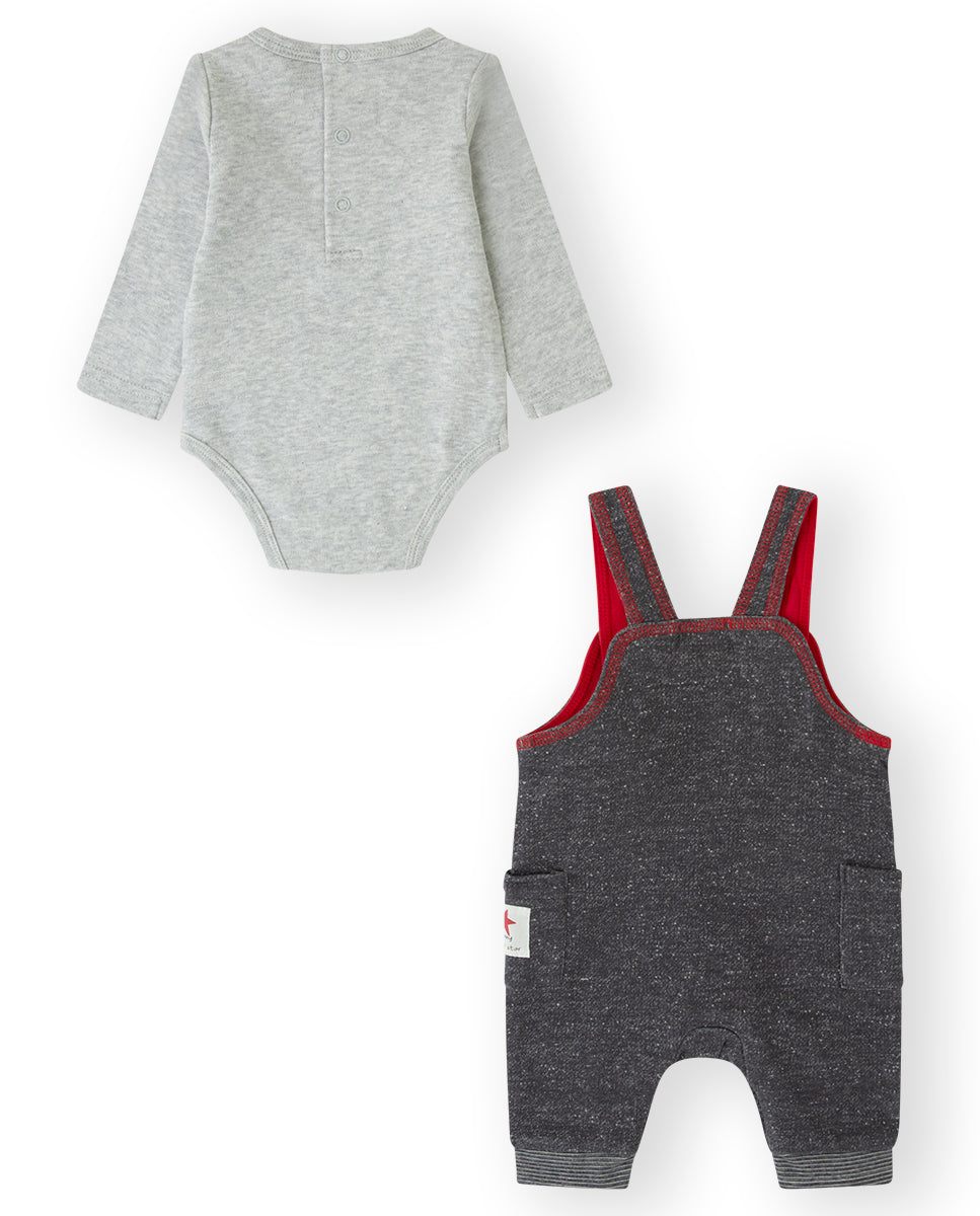 T-shirt and pants set 23432560 gray 2pcs