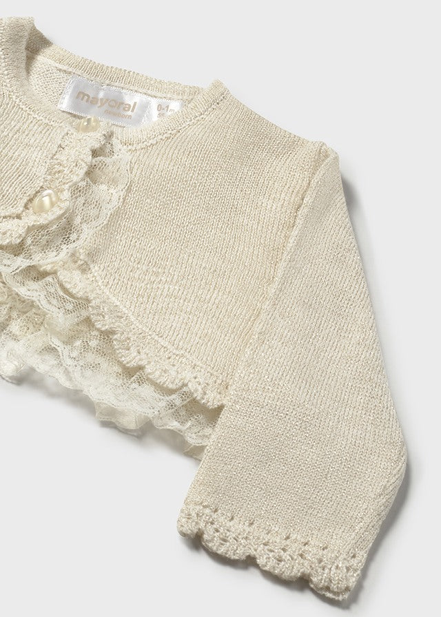 Basic knitted cardigan (SS24) 318 beige