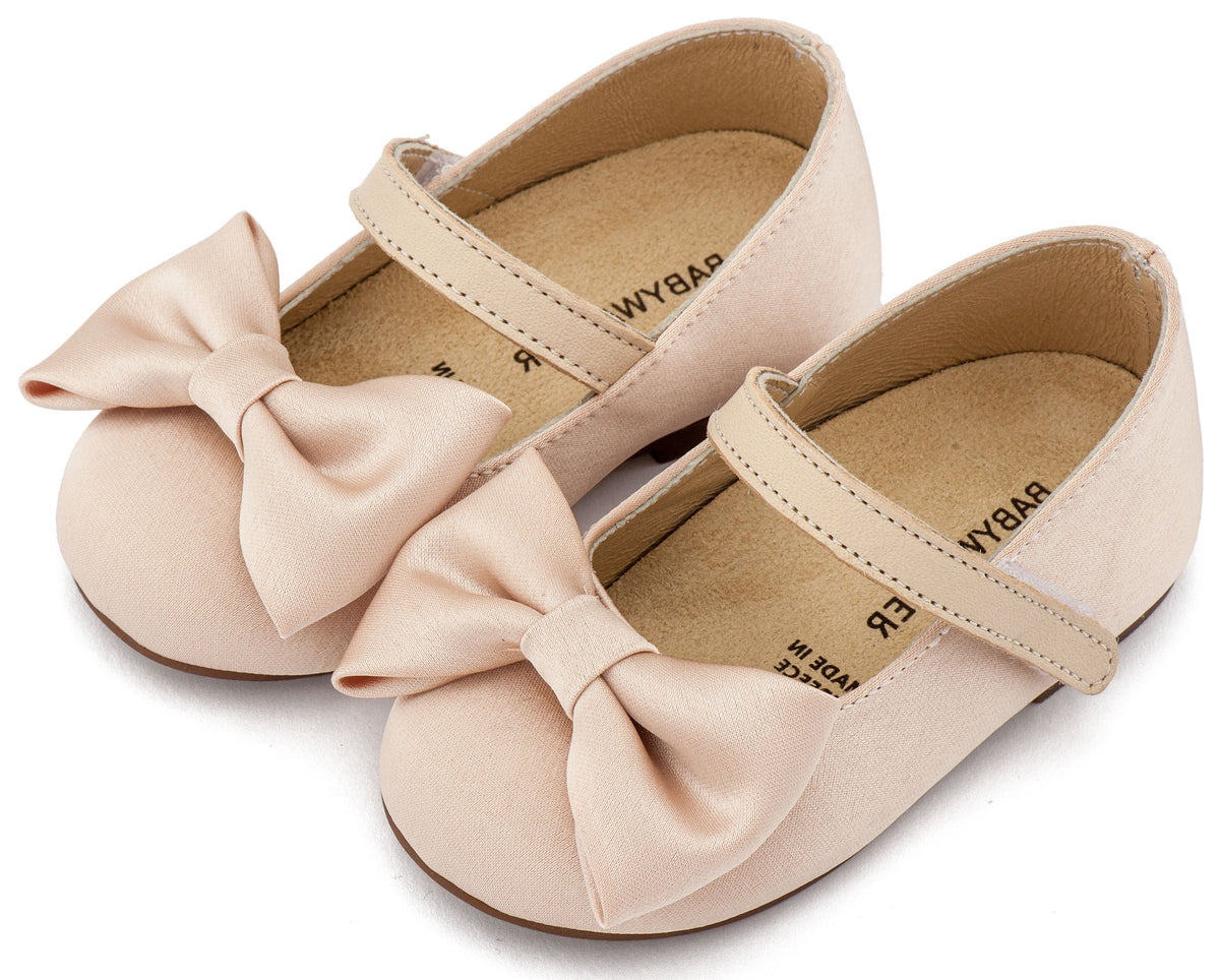 Babywalker French Slipper with Decorated Heel of Flowers BW4503
