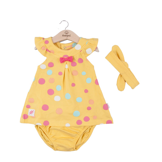 Dress pants ribbon set 130168 yellow 3pcs