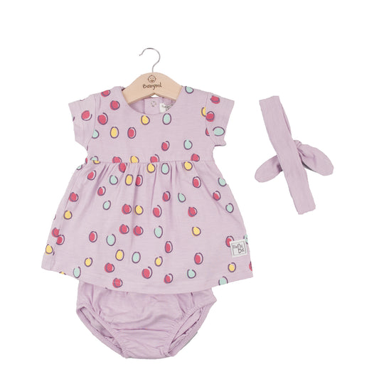 Dress pants ribbon set 130894 pink 3pcs