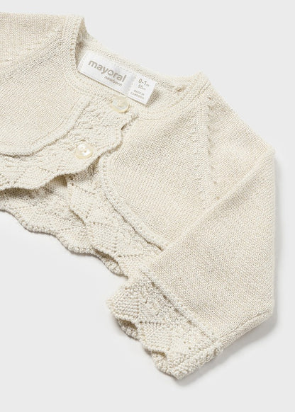 Basic knitted cardigan (SS24) 318 beige