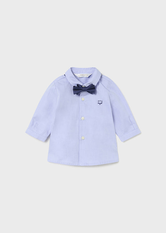 Set Langarmshirt mit Fliege (SS24) 1196 elfenbein 2tlg