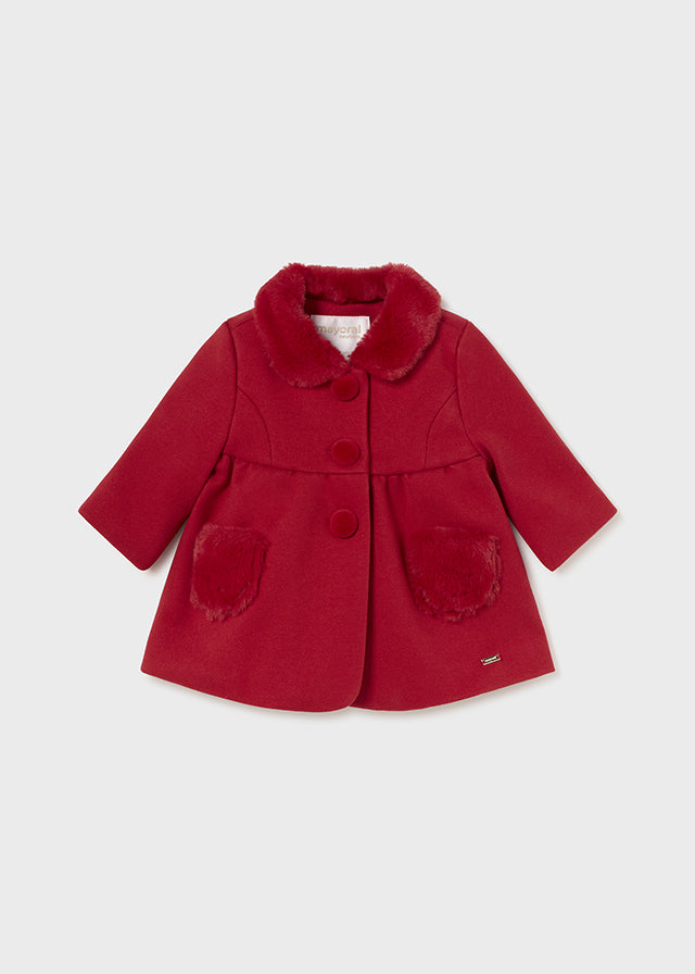 Παλτό υφασμάτινο (AW25) 2453 κόκκινο