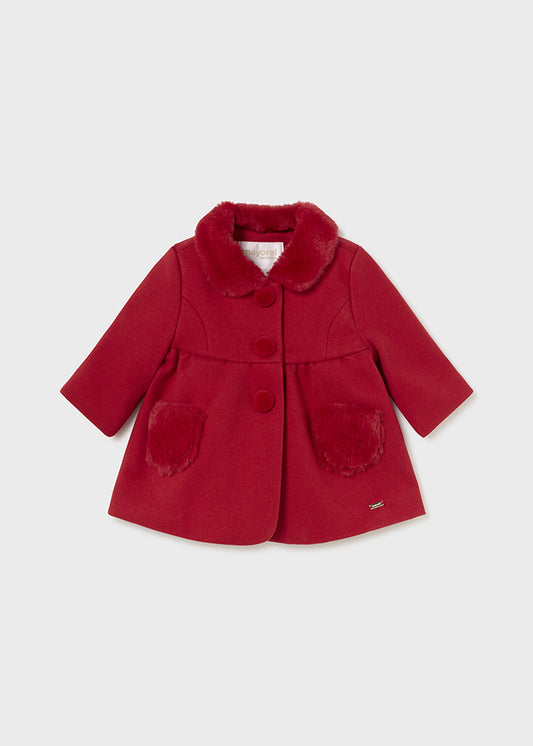 Παλτό υφασμάτινο (AW25) 2453 κόκκινο