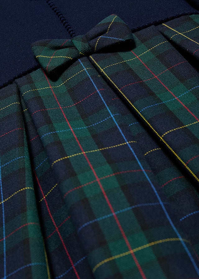 Φόρεμα καρό (AW25) 5512 μπλε