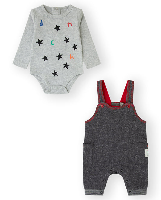 T-shirt and pants set 23432560 gray 2pcs