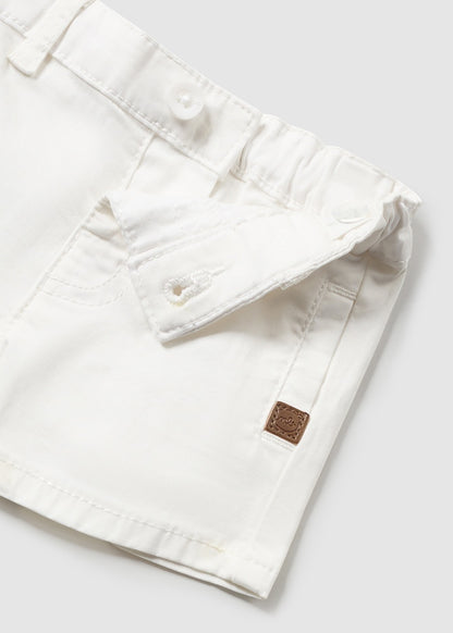 Kurze Basic-Hose (SS24) 201 weiß