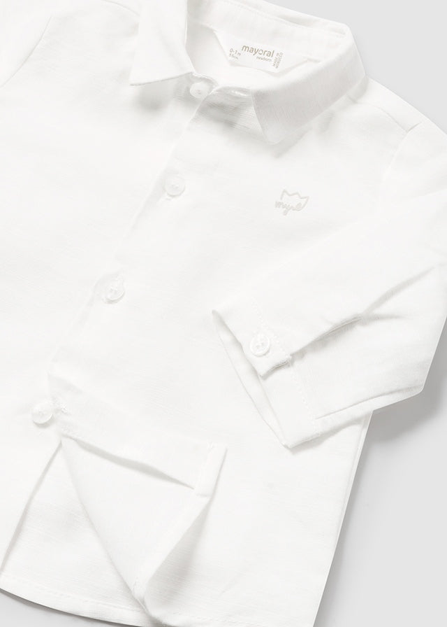 Set Langarmshirt mit Fliege (SS24) 1196 elfenbein 2tlg