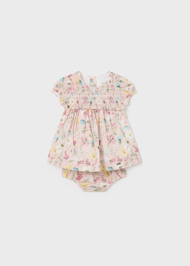 Dress with prints set (SS24) 1801 pink 2pcs