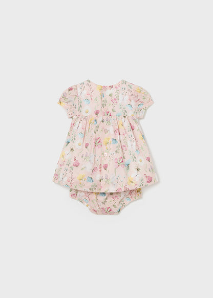 Dress with prints set (SS24) 1801 pink 2pcs