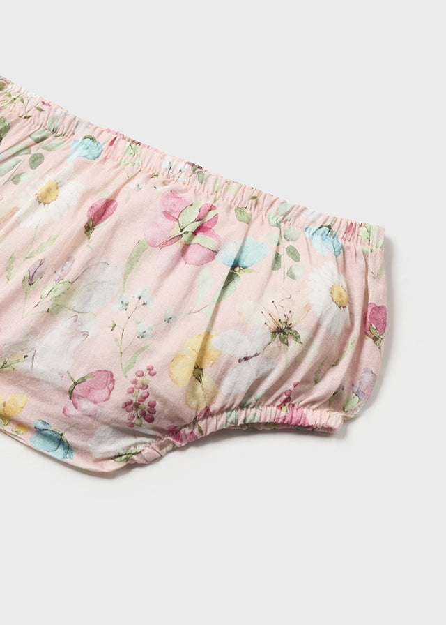 Dress with prints set (SS24) 1801 pink 2pcs