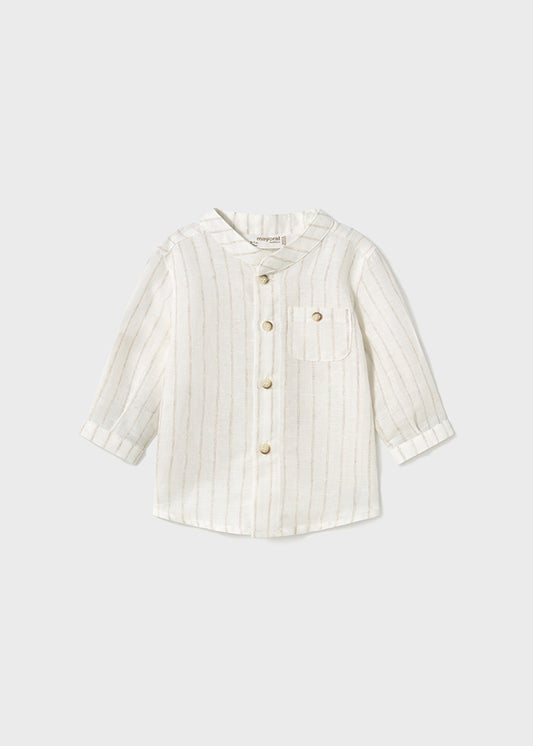 Set Langarmshirt mit Fliege (SS24) 1196 elfenbein 2tlg