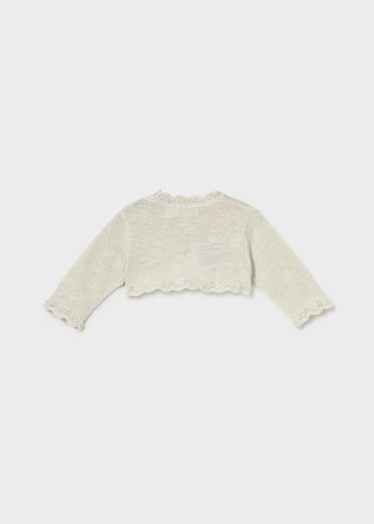 Basic knitted cardigan (SS24) 318 beige