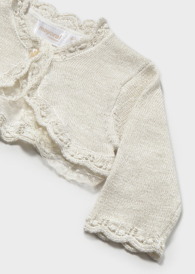 Basic knitted cardigan (SS24) 318 beige