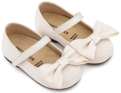 Babywalker French Slipper with Decorated Heel of Flowers BW4503