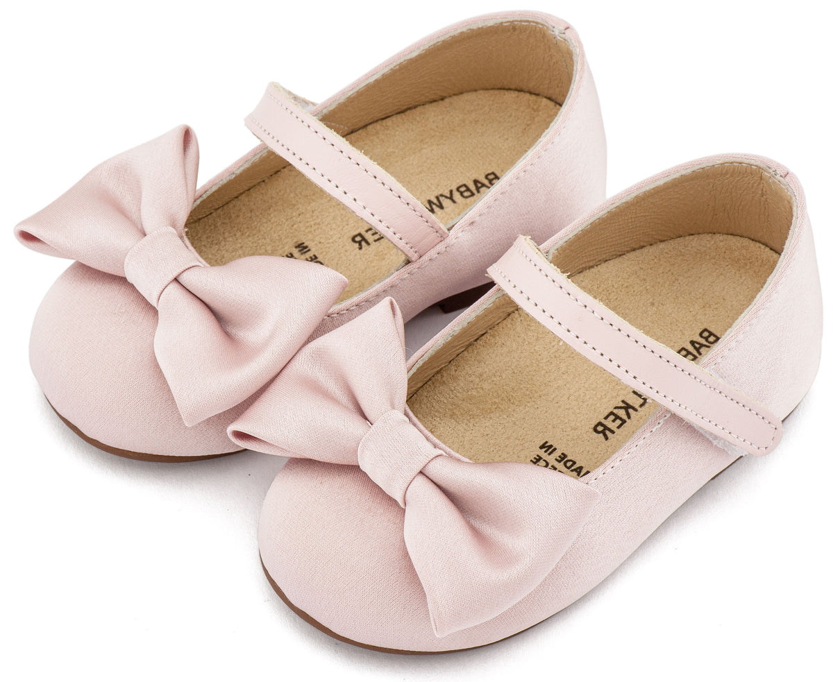 Babywalker French Slipper with Decorated Heel of Flowers BW4503