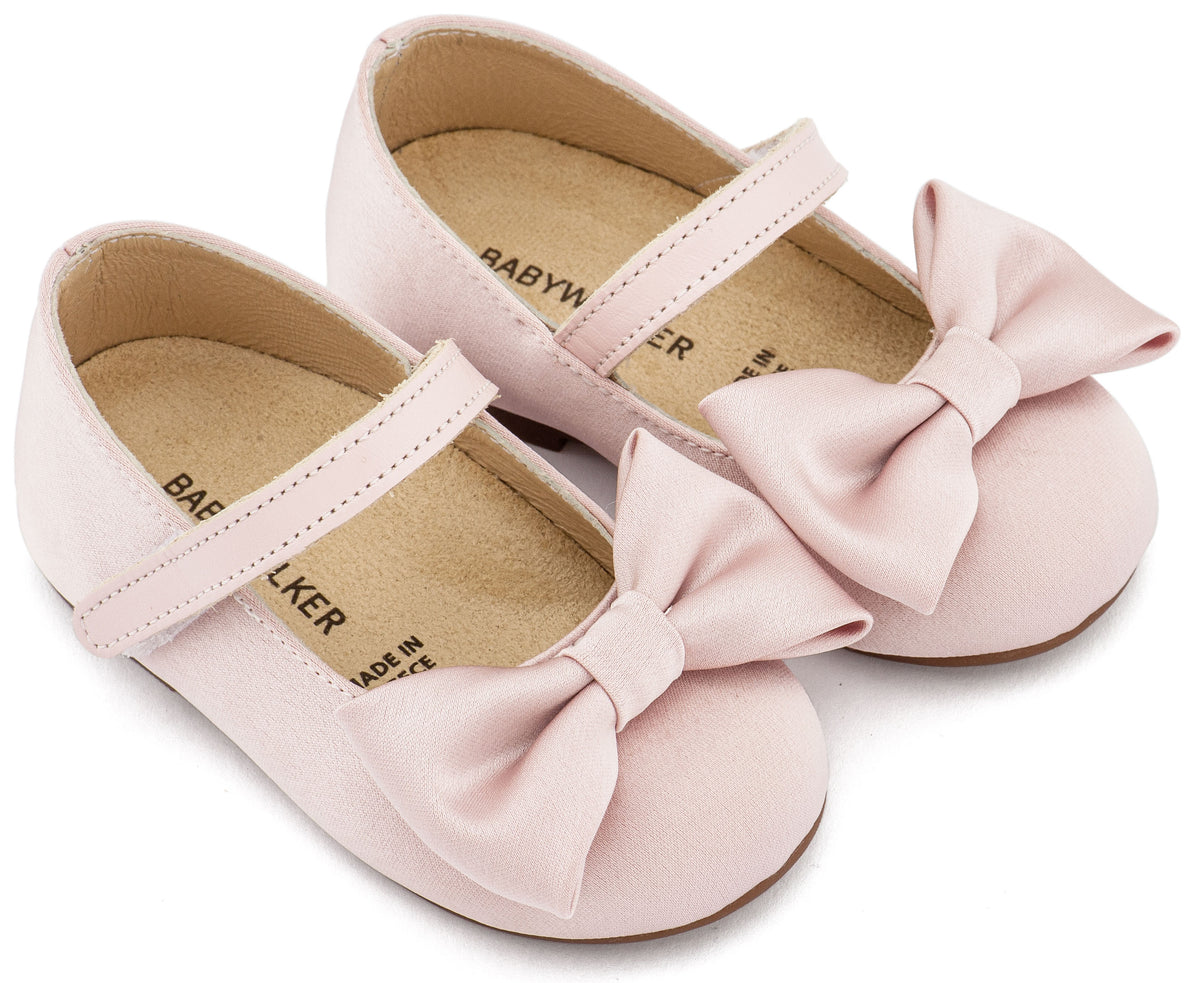 Babywalker French Slipper with Decorated Heel of Flowers BW4503