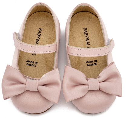 Babywalker French Slipper with Decorated Heel of Flowers BW4503