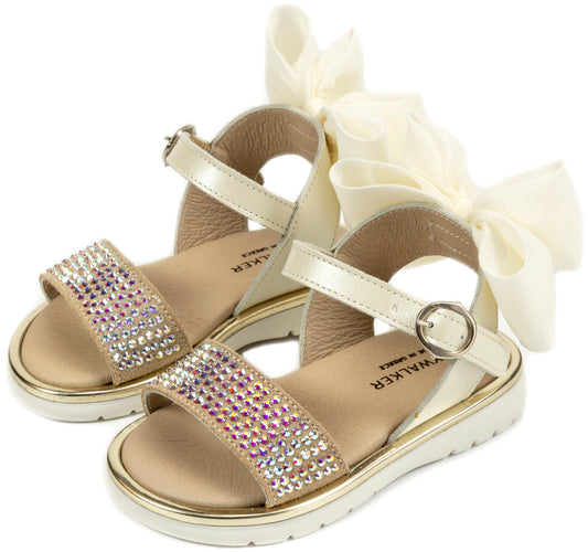 Babywalker Leather Sandal LU6085 Ecru
