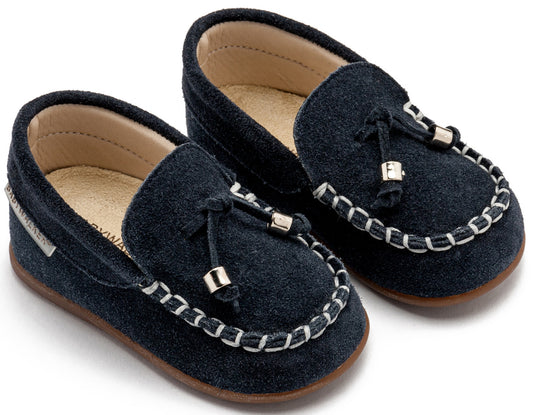 Babywalker Καστόρινο Δετό Loafer PRI2121 Μπλε