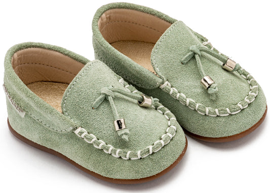 Babywalker Καστόρινο Δετό Loafer PRI2121 Μέντα