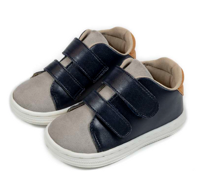 Babywalker Two-tone Sneakers BS3056 blue gray