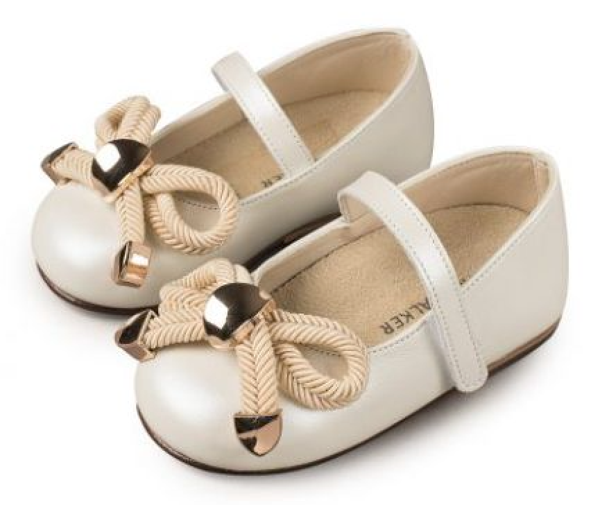 Babywalker Single Shoe Barrette BW4664 Ecru