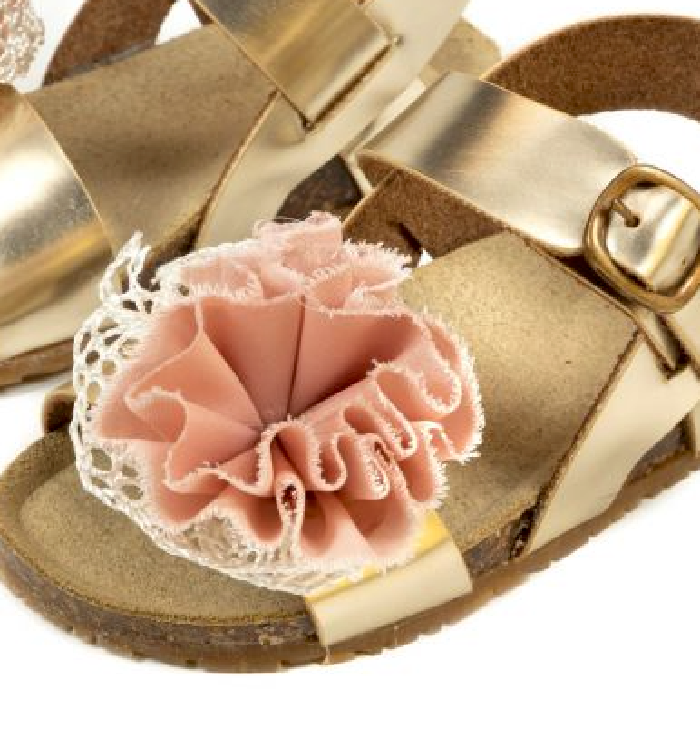 Babywalker Leather Sandal BW4762 Rose Gold