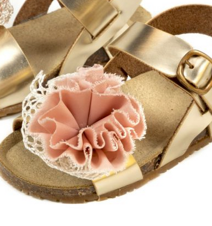 Babywalker Leather Sandal BW4762 Rose Gold