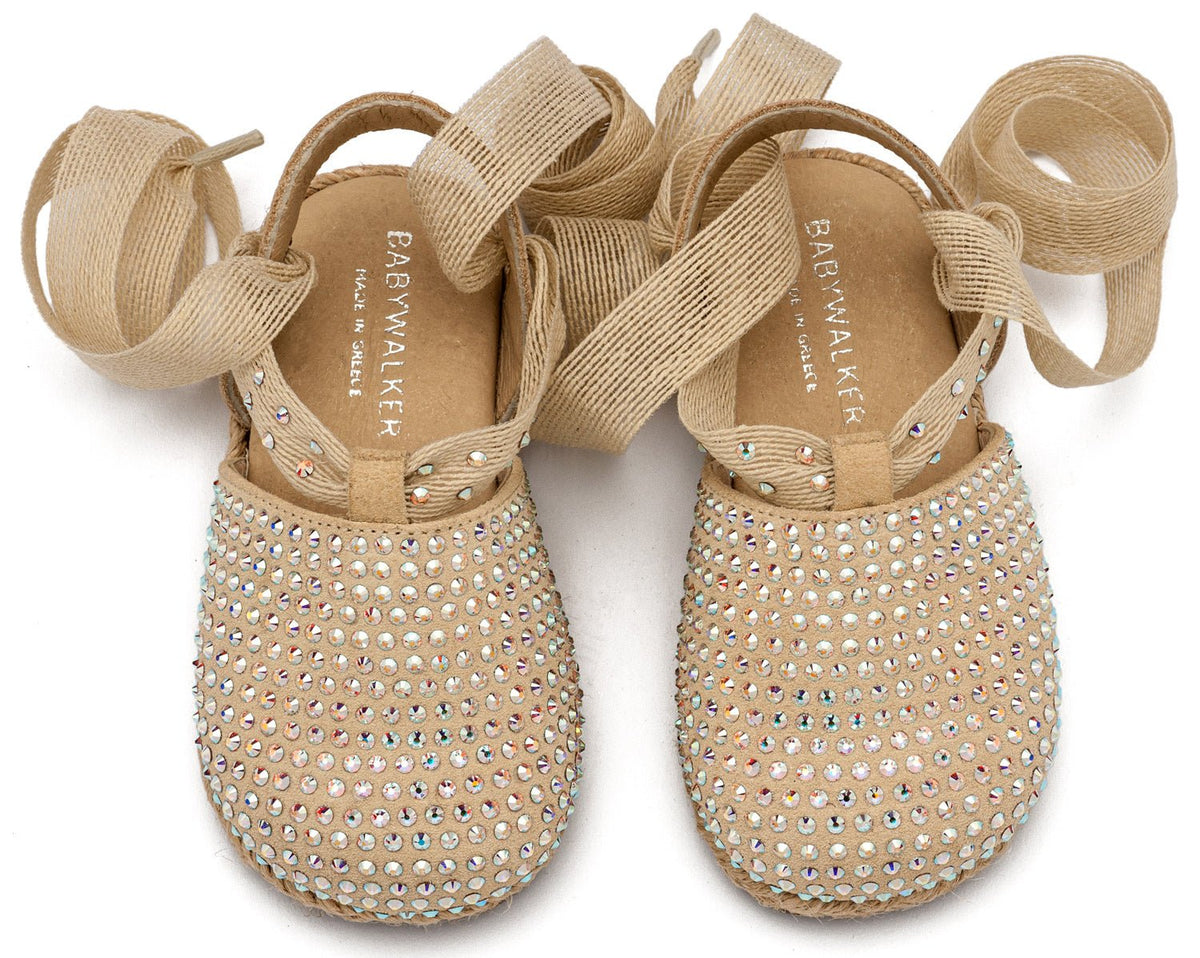 Babywalker Εσπαντρίγια με Swarovski LU6123 Εκρού - Artousa