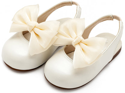 Babywalker Γαλλικό Σαμπό με Φιόγκο Chiffon BW4852 Εκρού - Artousa