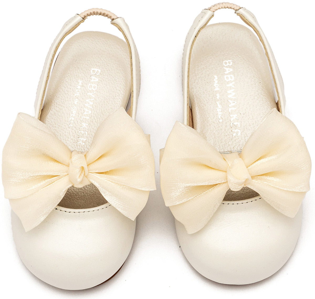 Babywalker Γαλλικό Σαμπό με Φιόγκο Chiffon BW4852 Εκρού - Artousa