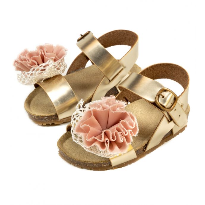Babywalker Leather Sandal BW4762 Rose Gold