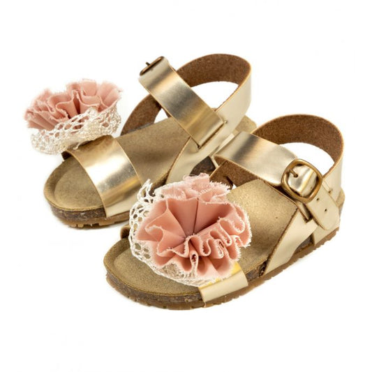 Babywalker Leather Sandal BW4762 Rose Gold
