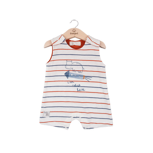 Onesie 130885 white brown