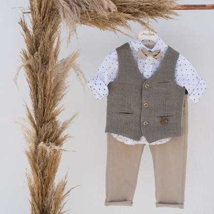 Taufset SS22B6 beige 6tlg