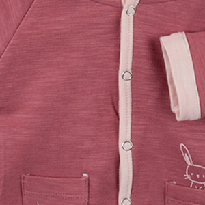 Set of pants - blouse and jacket pink 3pcs 22831