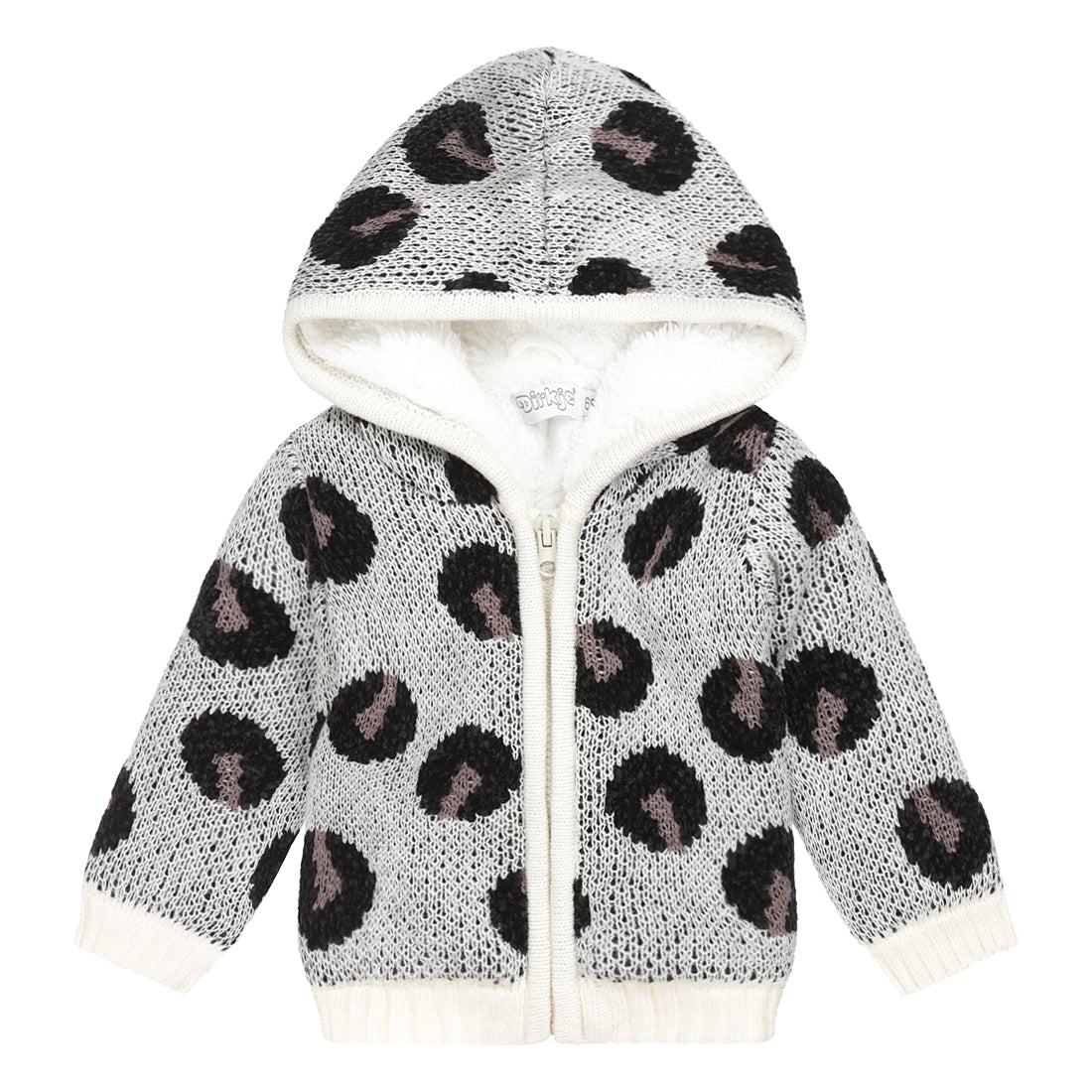 Graue Strickjacke U44315-35