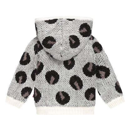 Graue Strickjacke U44315-35