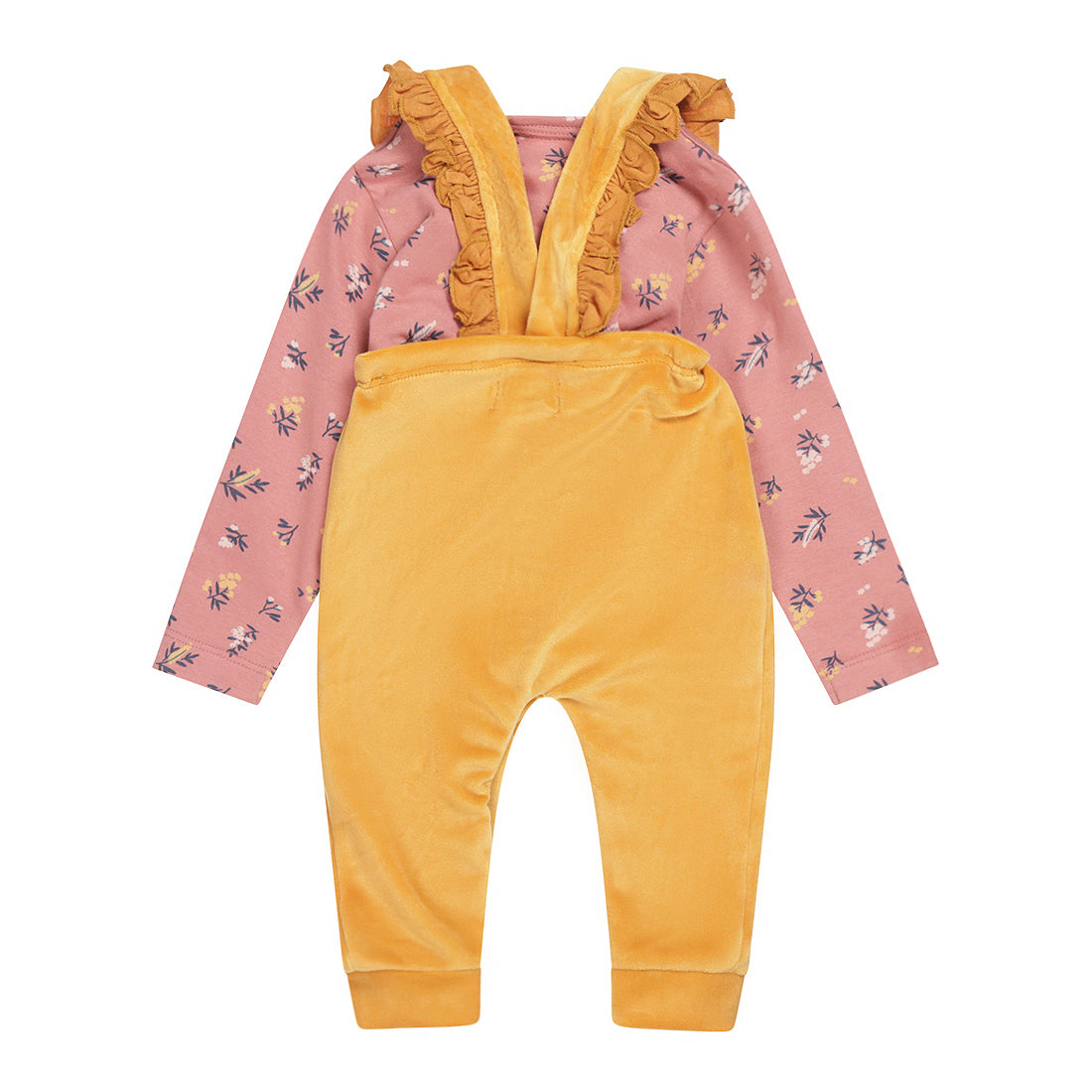 Set of overalls - t-shirt yellow 2pcs U44341-31