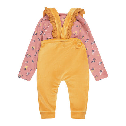 Set of overalls - t-shirt yellow 2pcs U44341-31