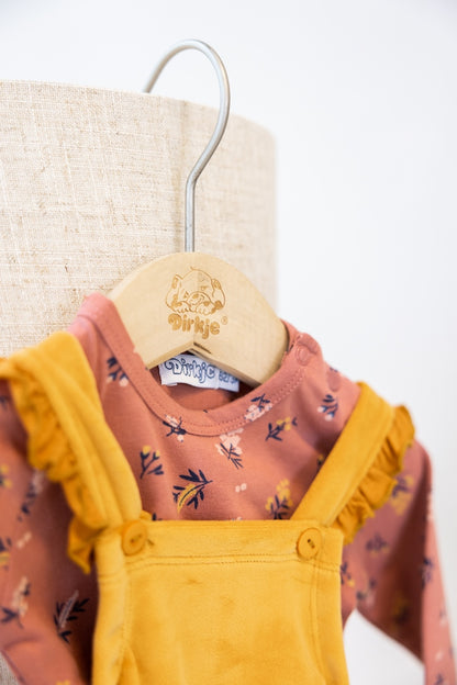 Set of overalls - t-shirt yellow 2pcs U44341-31
