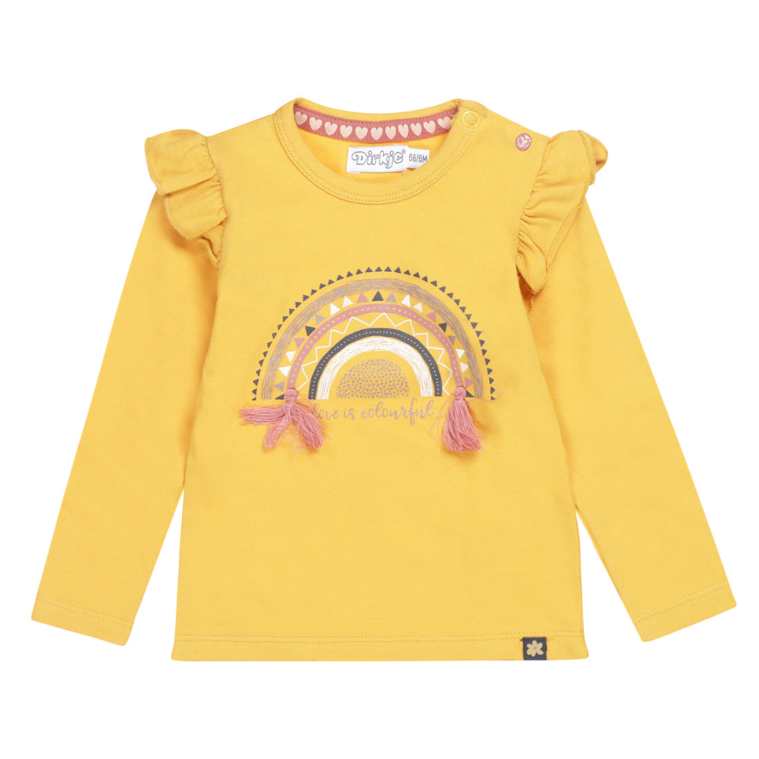 T-shirt yellow U44356-35
