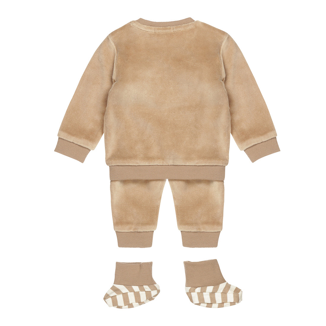 Hosenset - T-Shirt mit braunen Socken 3St U44557-31